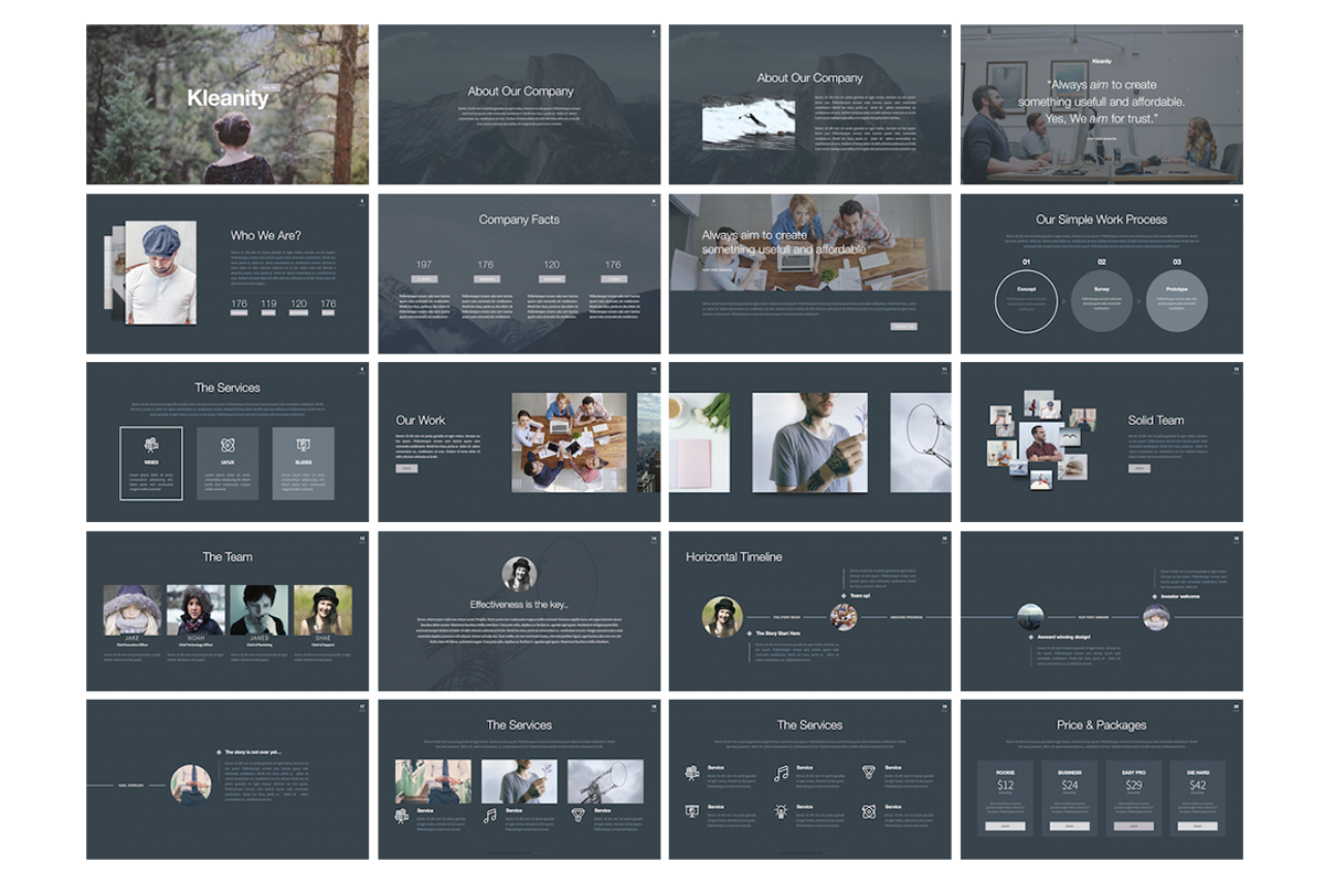 Kleanity - Creative Keynote Template, a Presentation Template by Slidehack (Photo 3 of 4)