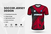 Soccer & Football Uniform Design, a Sport Illustration by samsulpassive (Thumbnail 1 of 4)