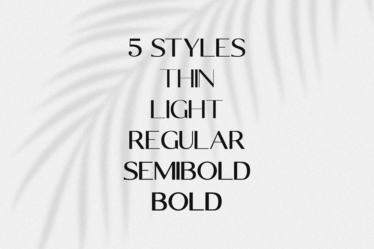 Monaco - Chic & Modern Sans Serif, a Sans Serif Font by Mikhail Fukurou (Photo 10 of 11)