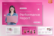 Performance Report, a Presentation Template by FIBRINOSÄ (Thumbnail 1 of 7)