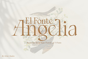 El Fonte Angelia | Ligature Serif