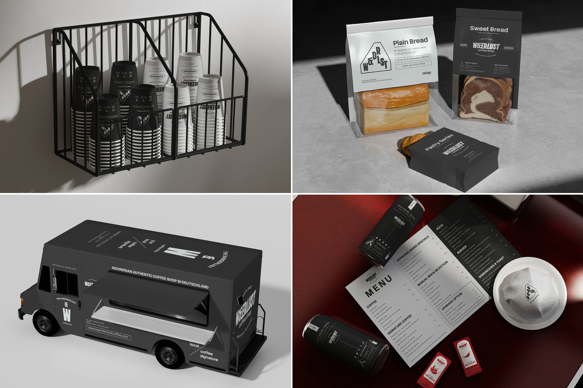 Coffee Shop, Bakery, Pizza Mockups, a Mockup by Vitora Mockup (Photo 7 of 13)