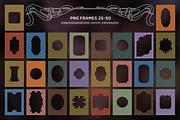 Art Nouveau Papers & Frames, a Texture Graphic by pixelbuddha.net (Thumbnail 10 of 13)