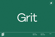 Grit, a Sans Serif Font by Dipto design (Thumbnail 1 of 9)