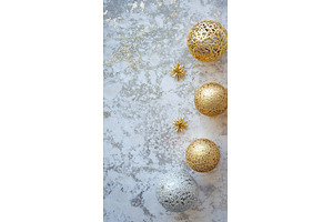 Elegant gold and silver Christmas, a Holiday Photo by Lermont51