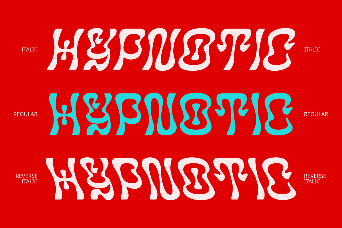 CS Polisade – Psychedelic Font, a Sans Serif Font by Craft Supply Co. (Photo 3 of 8)
