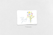 Watercolor Hand-painted Wildflowers, a Decorative Illustration by GraphicsDish (Thumbnail 5 of 5)