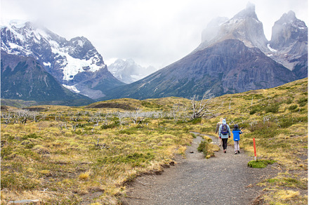 Road to the viewpoint Los Cuernos, a Nature Photo by LARISA BLINOVA
