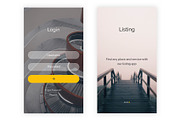 Directory - Search Listing XD App, an UI Kit Template by themelove (Thumbnail 2 of 9)