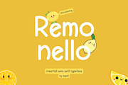 Remonello, a Font by rudiSasori (Thumbnail 1 of 12)