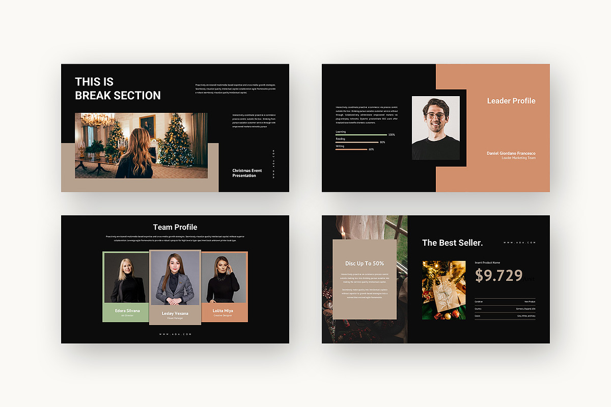 Aoa : Holiday Season Google Slides, a Presentation Template by Punkl Camp (Photo 14 of 16)