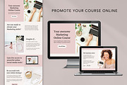 Course Sales Page Template Canva, a Landing Page Template by DeeBeeDesign (Thumbnail 4 of 11)