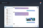 Uny Chat v1.0 - Figma Template, an App Template by emagweb (Thumbnail 9 of 39)