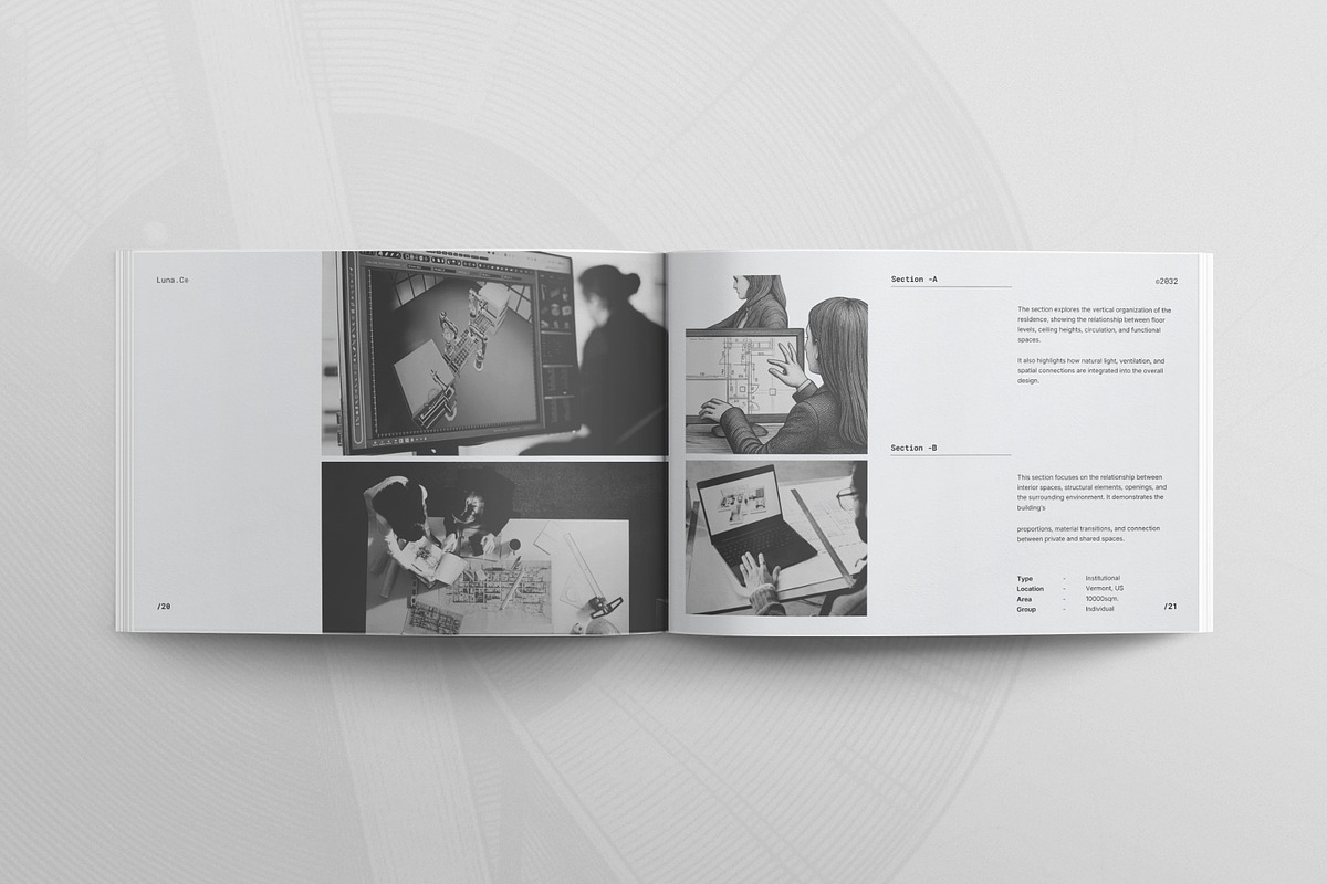 Architecture Portfolio Landscape, a Brochure Template by Studio Monova (Photo 6 of 15)