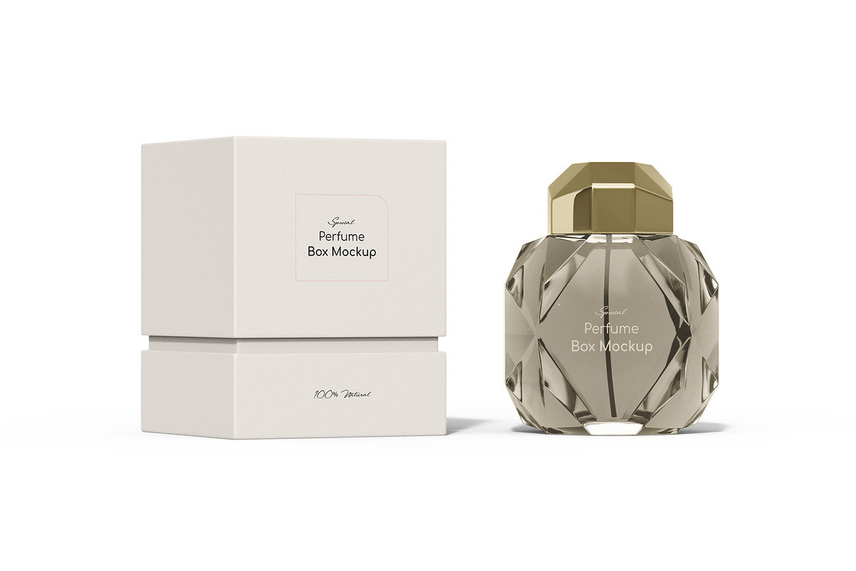 Custom Perfume Box Packaging Mockup, a Packaging Mockup by Ram Studio LLC (Photo 8 of 10)