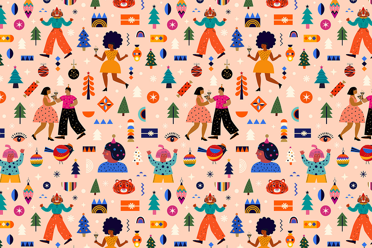 New Year & Christmas collection, a Seasonal Illustration by MoleskoStudio (Photo 27 of 38)