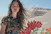 Vintage Floral Pattern & Elements, a Decorative Illustration by Artifactory Studios (Thumbnail 4 of 6)