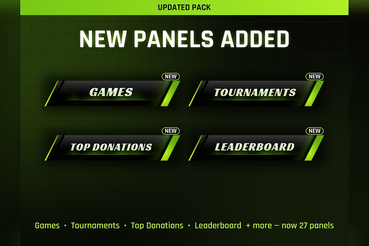 Street Racer Twitch & Kick Panels, an Object Graphic by Gear Store (Photo 4 of 5)
