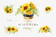 Summer sunflowers collection, an Illustration by ReachDreams (Thumbnail 5 of 7)