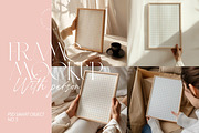 4x Bundle Frame Mockup With Person, an Advertising Mockup by First Impression Mockups (Thumbnail 1 of 7)
