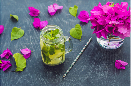 Spring purple flowers and spring, a Food & Drink Photo by Elizaveta Galitskaya