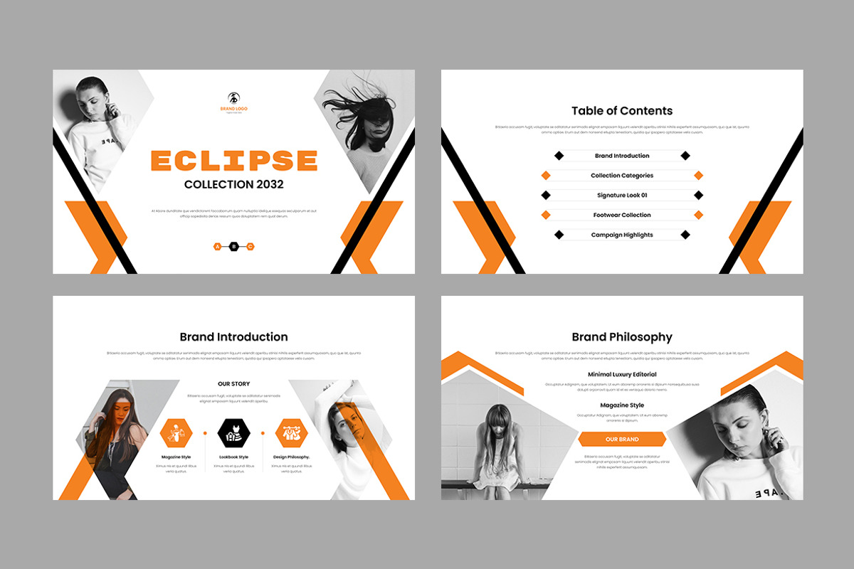 Lookbook Presentation Template, a Presentation Template by White Graphic (Photo 2 of 11)