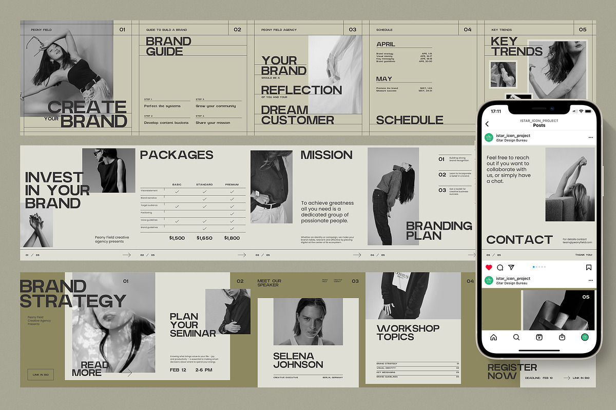 Modern Brand Bundle, a Branding & Logo Template by iStar Design (Photo 4 of 15)