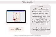 Asian Floral Wedding Invite - B2A, an Invitation Template by YeeqsWedding (Thumbnail 2 of 4)