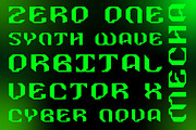 Orek Futuristic Display Font, a Sans Serif Font by kangfont Studio (Thumbnail 7 of 11)
