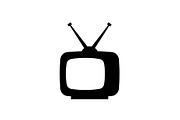 Retro Television Minimal Silhouette, a Graphic by hafijul (Thumbnail 10 of 14)