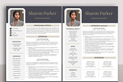 Resume Template + Cover Letter CV, a Resume Template by Klamp Studio (Thumbnail 3 of 8)