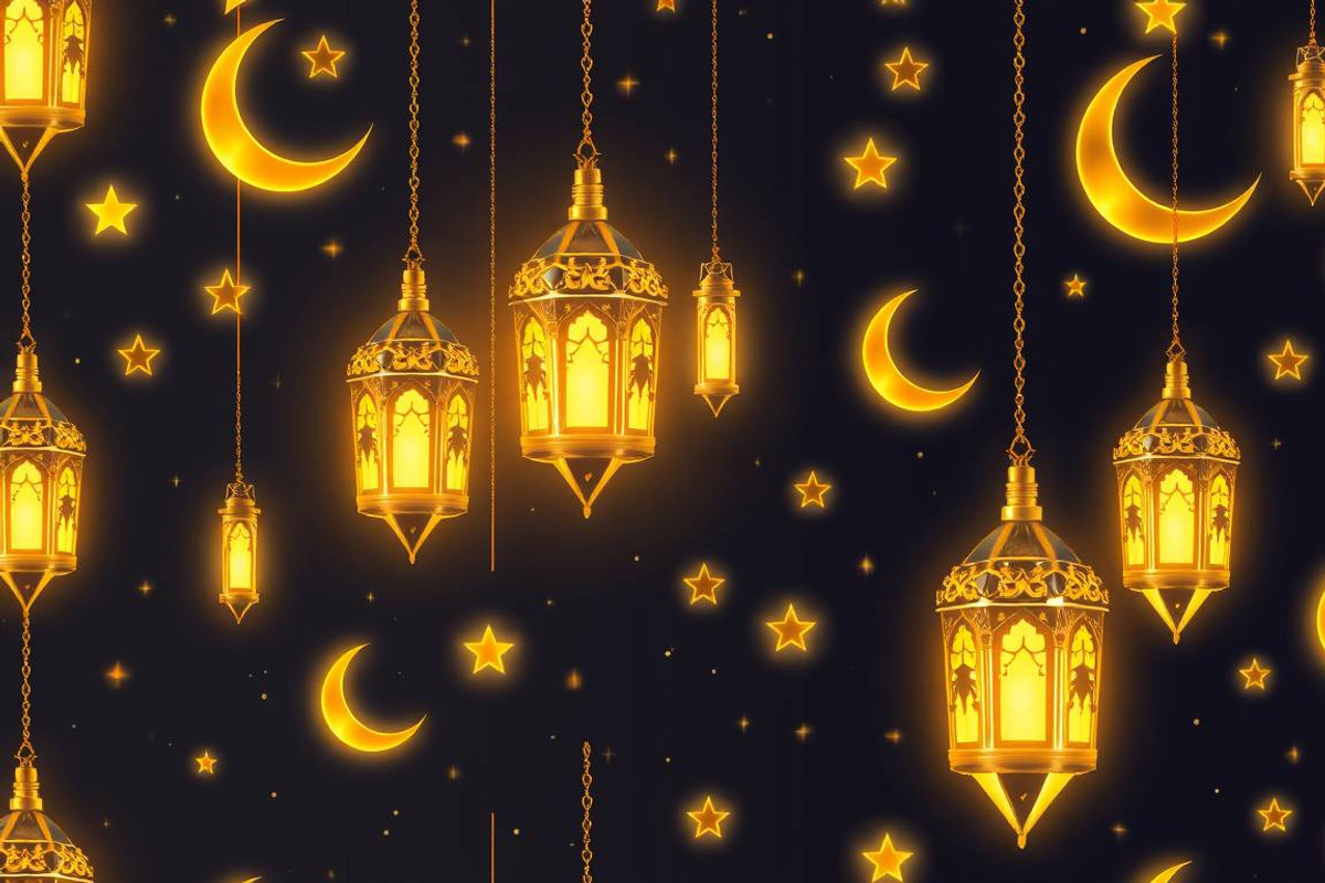 32 PNG Golden Islamic Lantern Patter, a Pattern Graphic by adenpinkstore (Photo 17 of 17)