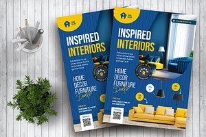 Inspired Interiors Flyer, a Flyer Template by Boostock