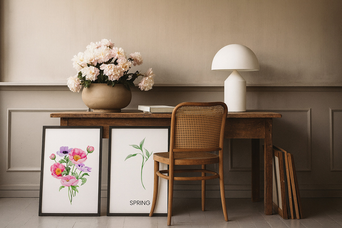 Spring Garden watercolor flowers, a Decorative Illustration by Yuliia Lashevska (Photo 2 of 13)