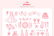 I Do, Doodles! Wedding Clipart Pack, a Decorative Illustration by Volha Studio (Thumbnail 6 of 9)