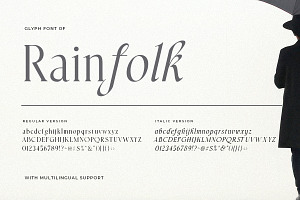 Rainfolk - Classic Minimalist Serif