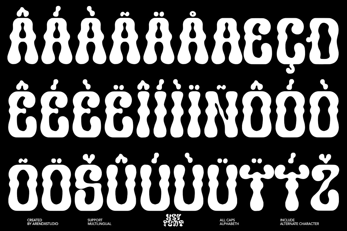 Pringle Unique Variable Font, a Font by HeyFonts (Photo 4 of 12)
