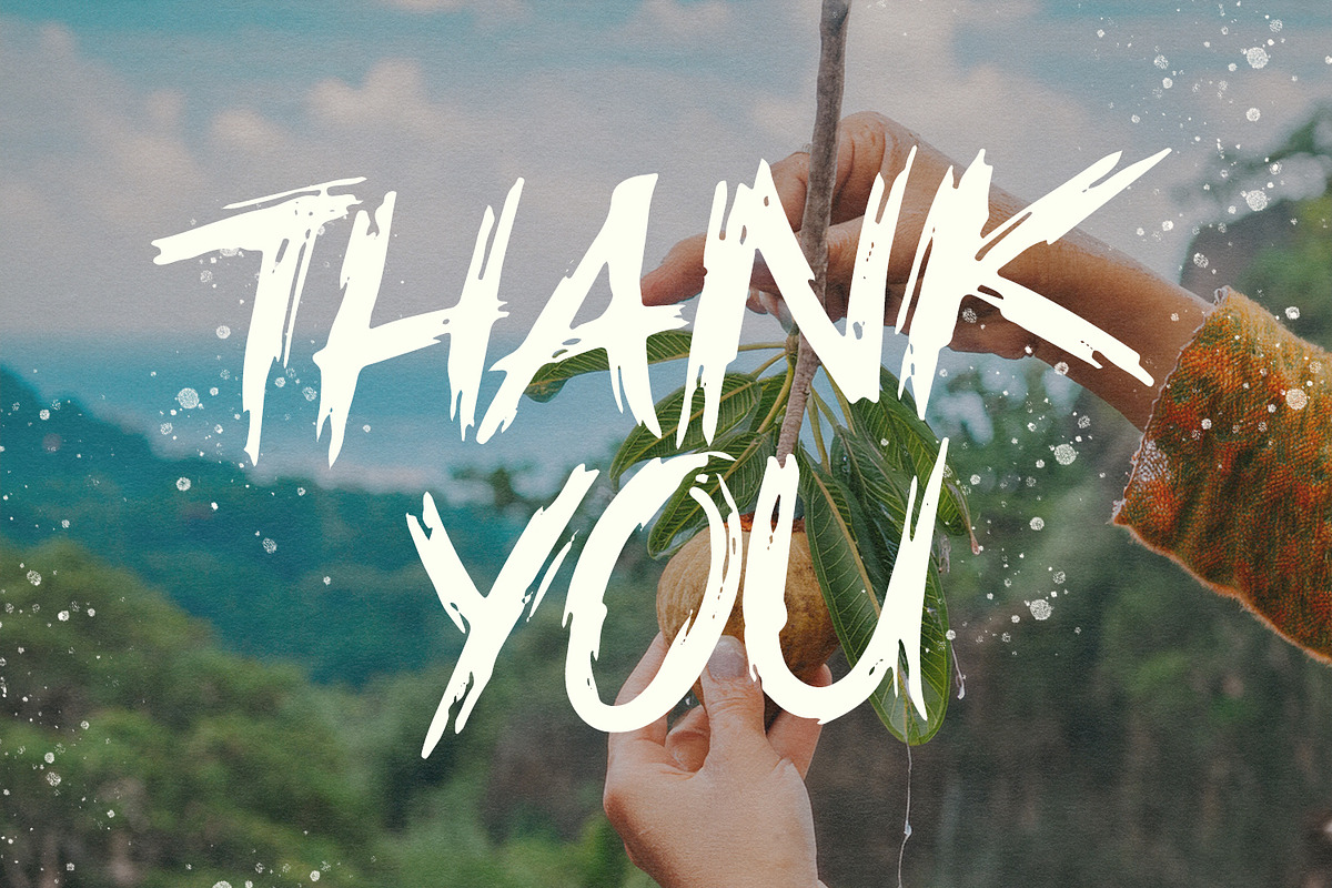 Banly Thecs Urban Brush Font, a Handwritten Font by Maulana Creative (Photo 7 of 7)