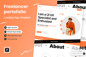 Visivibe - Freelancer Portfolio, a Landing Page Template by SLAB! Design