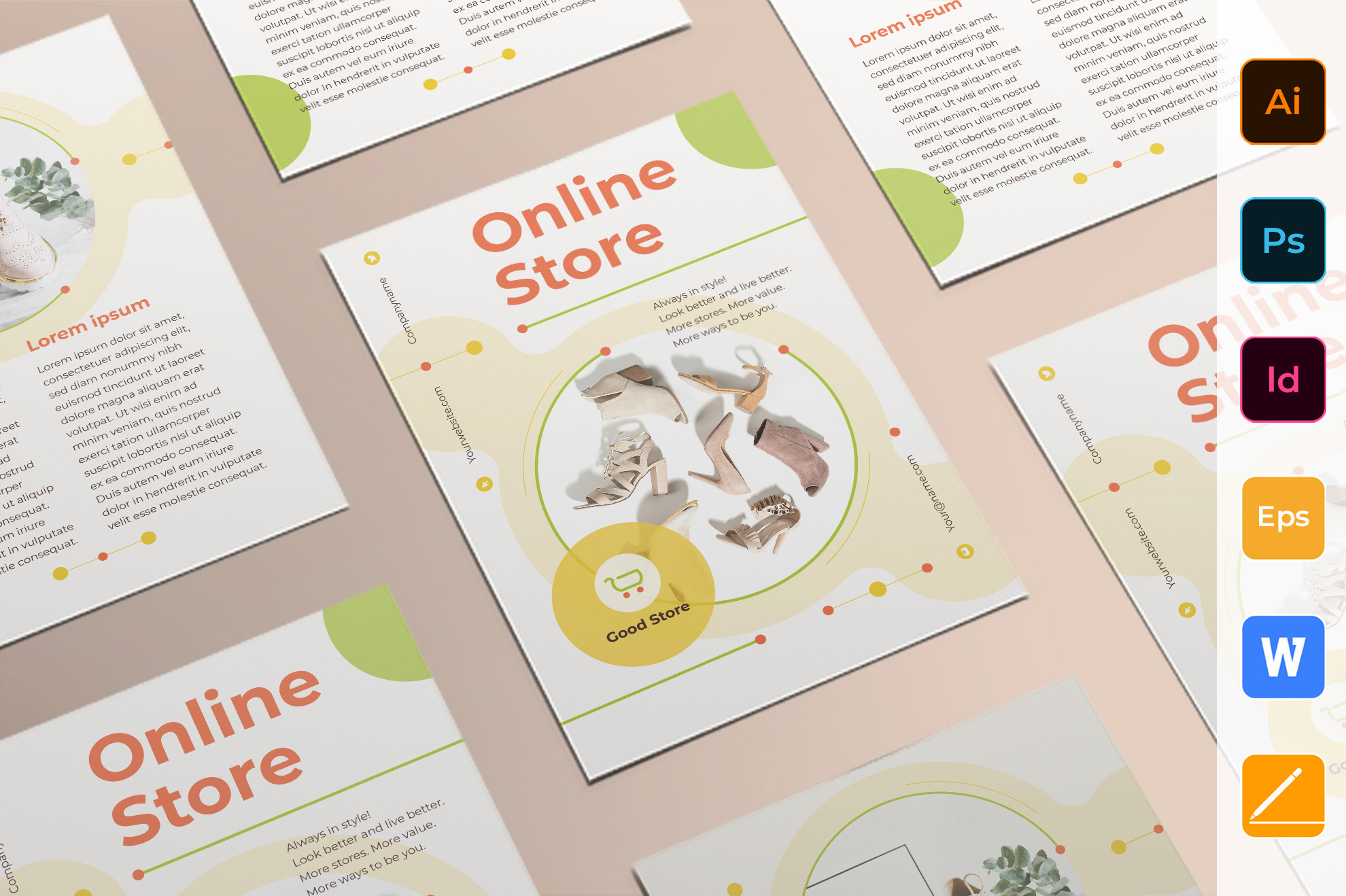 Online Store Flyer by Templatesnow  Creative Market