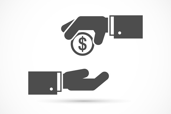 Hand Giving Penny