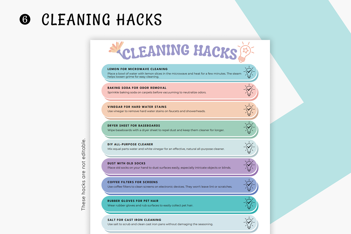 ADHD Cleaning Checklist Bundle, a Stationery Template by MondaySpark (Photo 8 of 9)