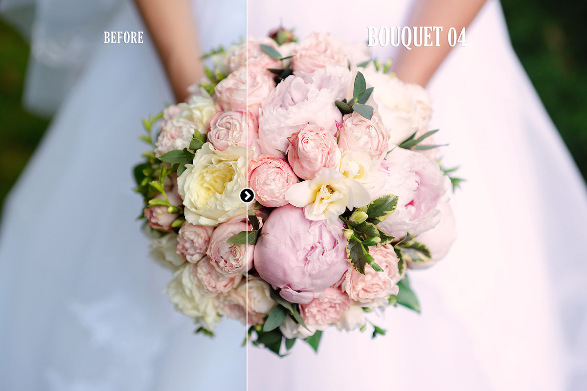 Bouquet Wedding Photoshop Actions, an Action Add-On by FilterAtelier (Photo 5 of 9)
