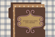 Embossed Frames and Gold Foil Tags, an Object Graphic by Anzhelika (Thumbnail 8 of 10)
