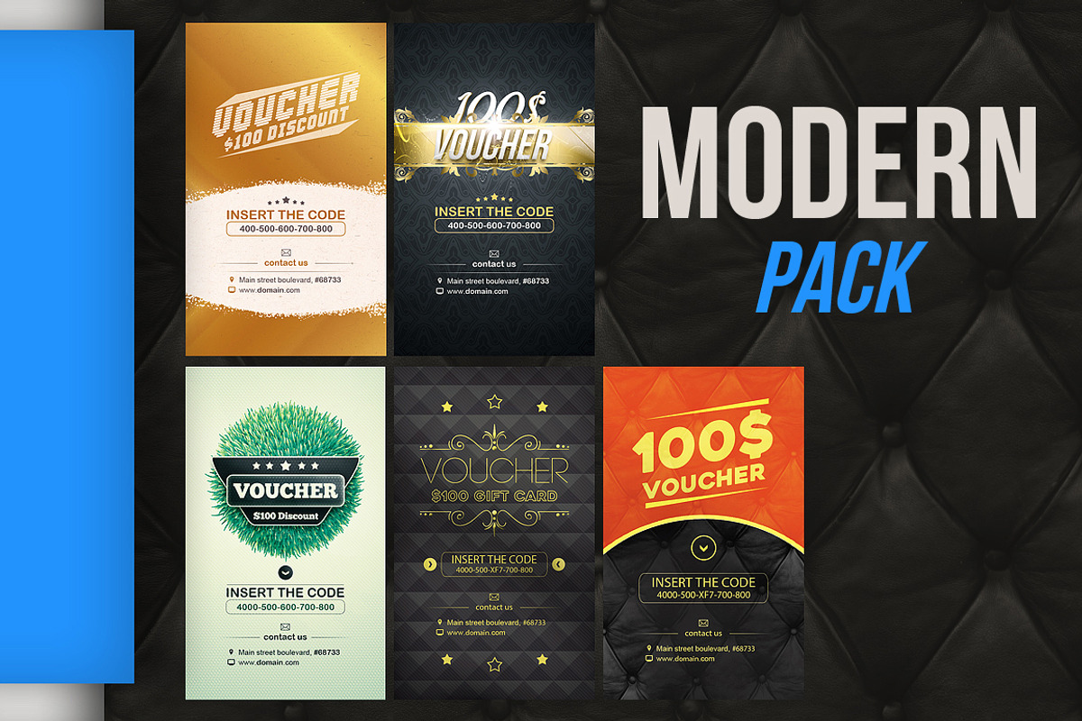 15 Vouchers Bundle [ 80% off ], a Card Template by VectorMedia (Photo 4 of 4)