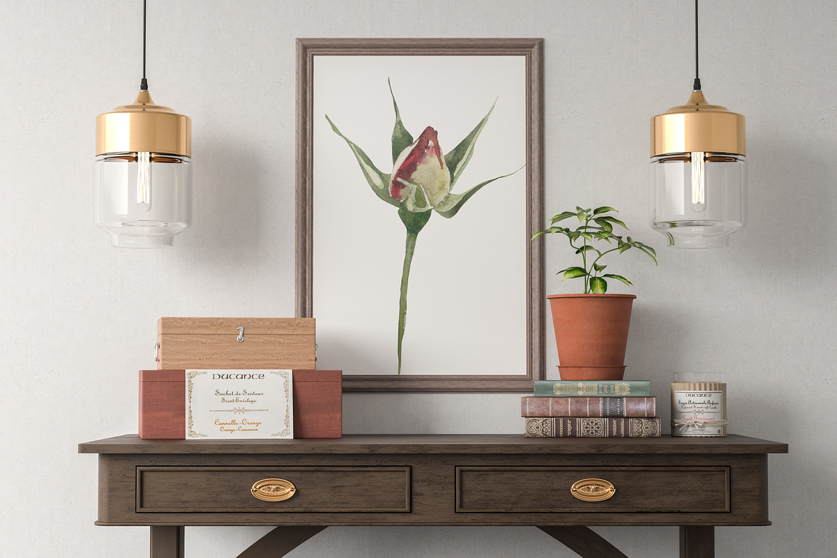 Roses Floral Watercolor Clipart, an Illustration by Artcard Watercolor (Photo 4 of 7)