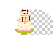 Dopamine Birthday Cakes 37 PNG, a Food Illustration by Oleksandra Illustrates (Thumbnail 5 of 19)
