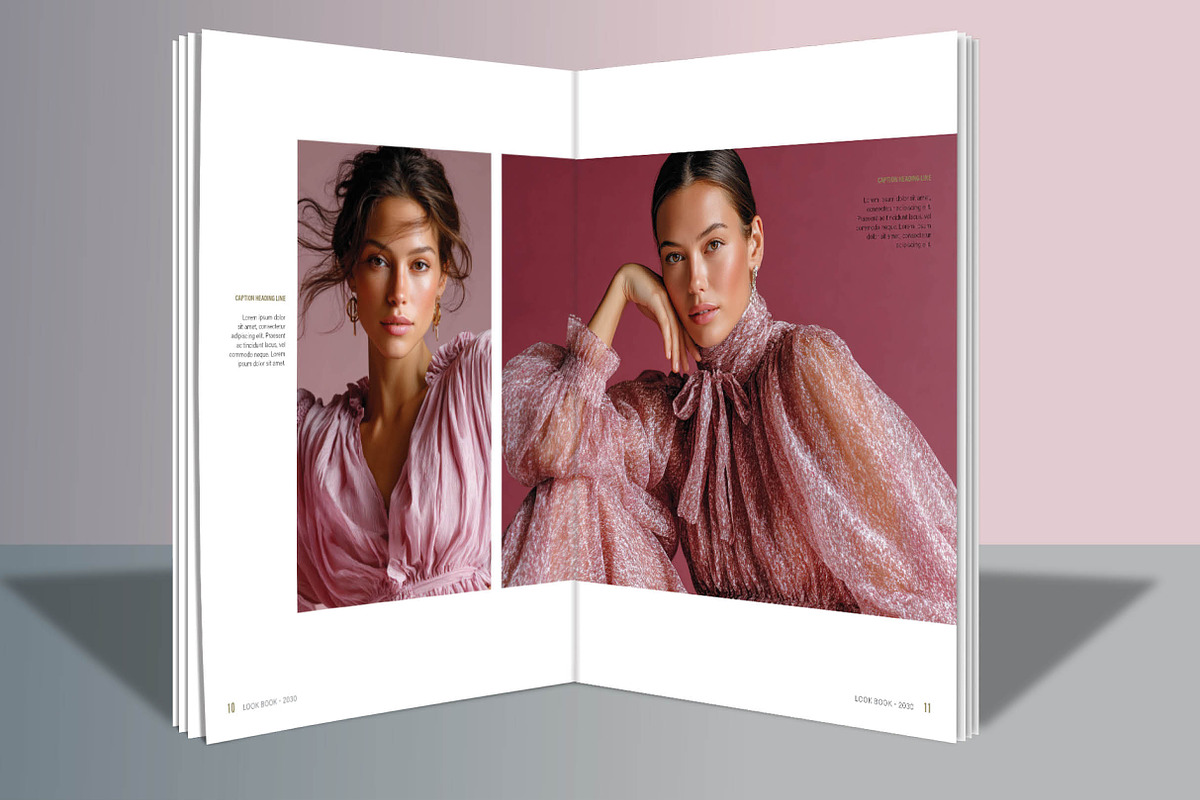 Lookbook Template, Fashion Editorial, a Brochure Template by R-studio (Photo 5 of 9)