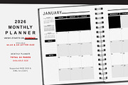 2026 Sunday Start Ultimate Planner, a Stationery Template by MNT-Creator (Thumbnail 3 of 10)