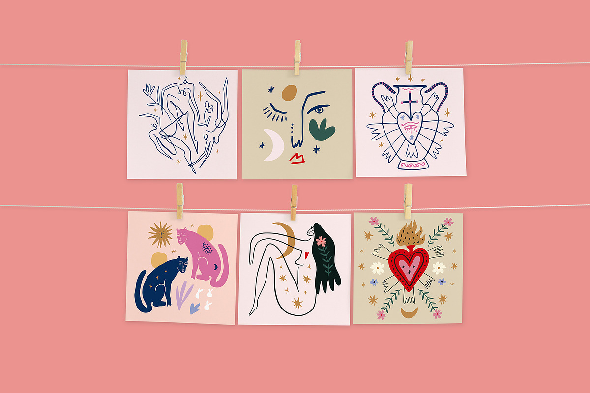 Love and Flex Bundle, an Animal Illustration by Annie Konst (Photo 5 of 20)